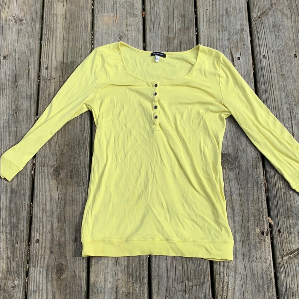 yellow shirt